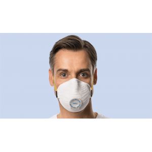 BOITE 8 MASQUES RESPIRATOIRE A SOUPAPE FFP3 AIR SEAL 370515 - MOLDEX 2